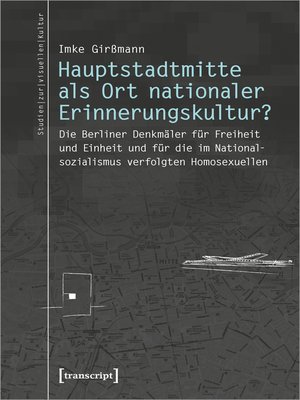 cover image of Hauptstadtmitte als Ort nationaler Erinnerungskultur?